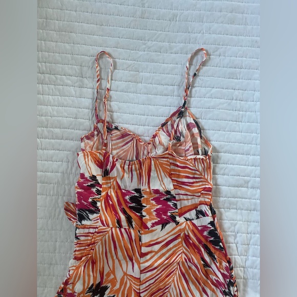 Women's Tummy Control Drawstring Suits V Neck Bodysuit Bodycon Short Jumpsuit - Picture 6 of 7